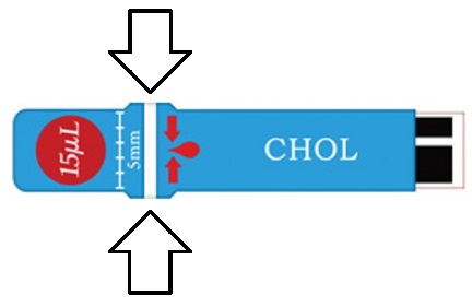 proužek cholesterol easytouch