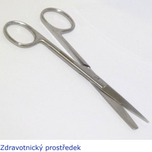 Nůžky chirurgické hrotnato-tupé, rovné 18 cm