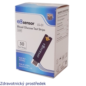 Diagnostické proužky na glukózu 50ks eBsensor Visgeneer (kód SÚKL 5010464) 