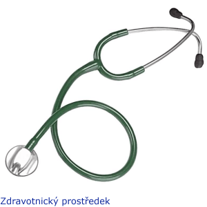 Fonendoskop plochý CLASSICO Comed zelený 
