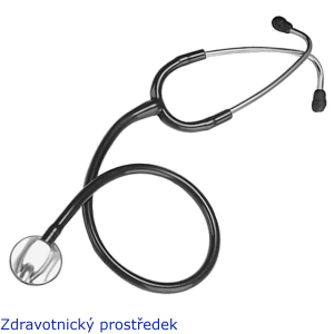 Fonendoskop plochý CLASSICO Comed černý