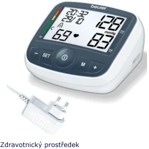 Tonometr pažní Beurer BM 40 + síťový adaptér