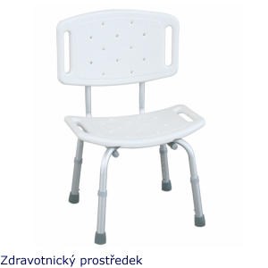 Stolička do sprchy s opěrkou NATHAN 820