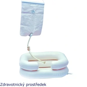 Nafukovací umyvadlo se sprchou 