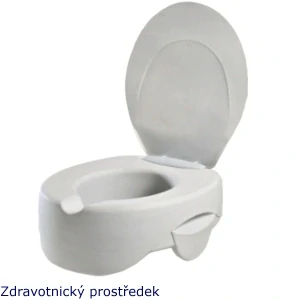 Pěnový nástavec na WC 11 cm s poklopem SOFT 4575
