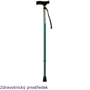 Hůl hliníková zelená