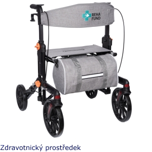 Chodítko čtyřkolové BERLIN RF-626 šedé