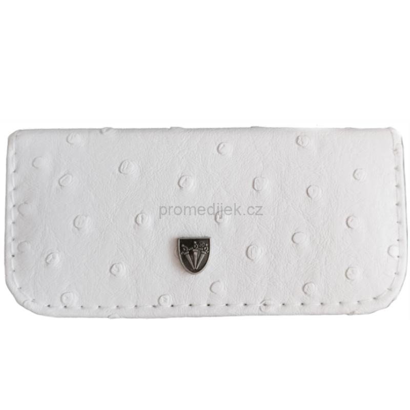 Dámský manikúrní set 7407 P GOLD vzor pštrosí kůže, bílý Kellermann 