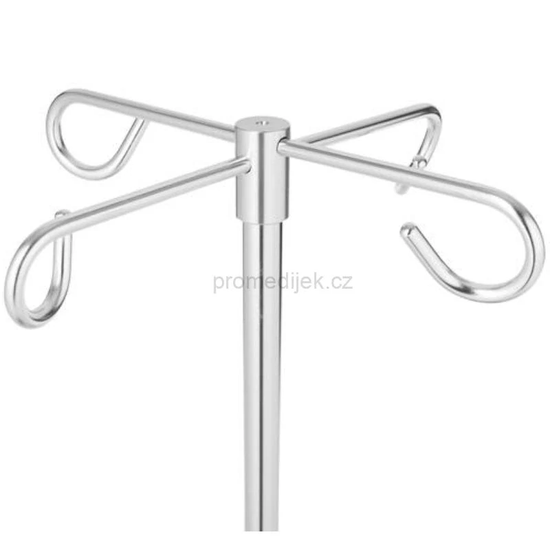 Infuzní stojan chromovaný, pojízdný Timago