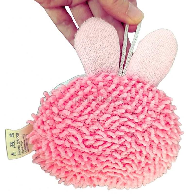 Dětská mycí houba - králík růžový Magnum 179 KIDS