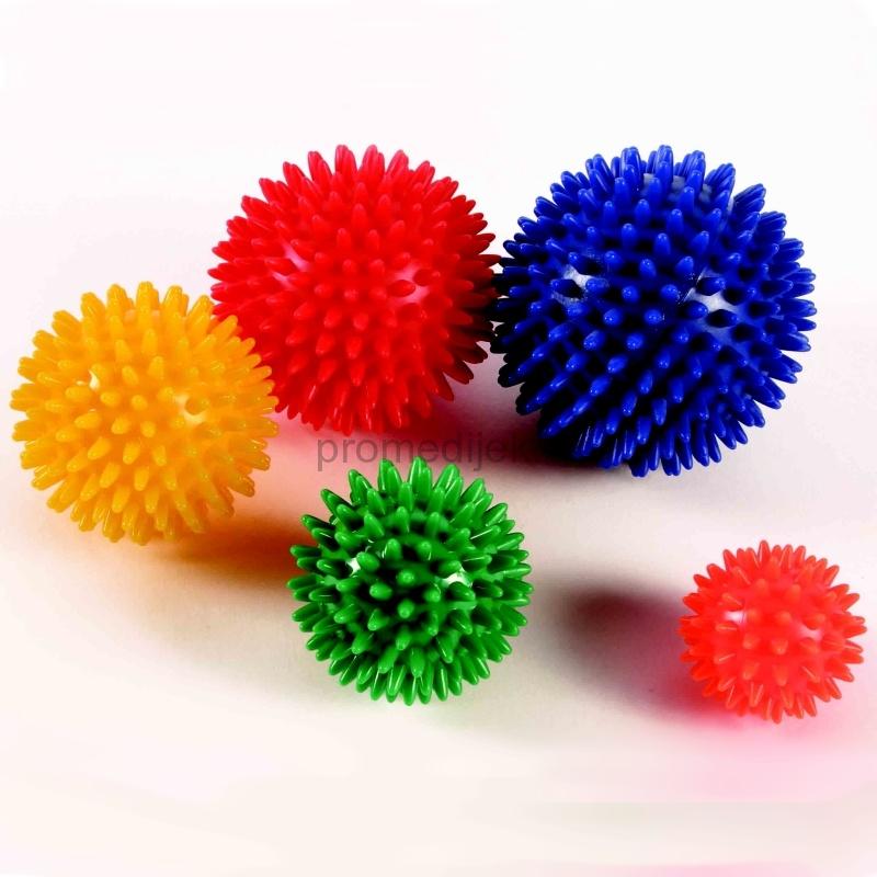 Masážní ježek 10 cm tmavě modrý