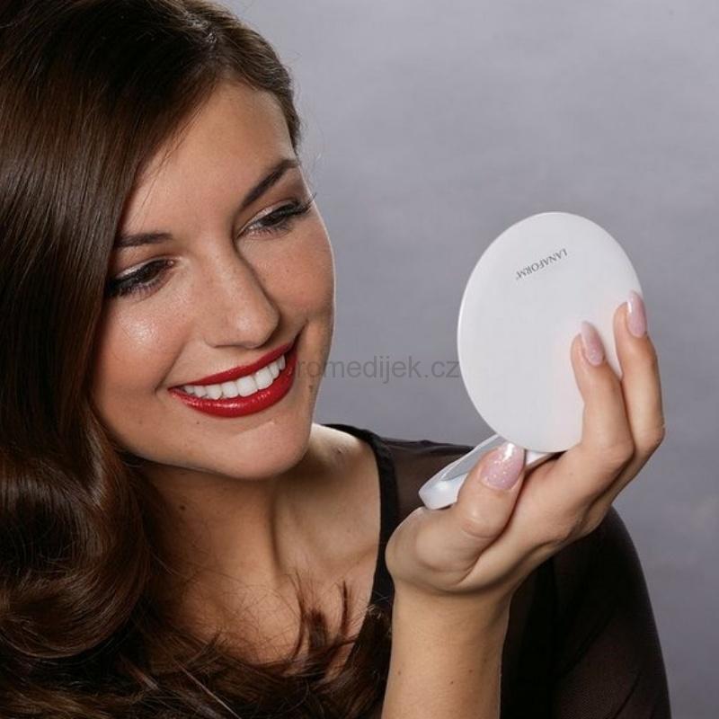 Lanaform Oh Mirror zrcátko kapesní s LED osvětlením