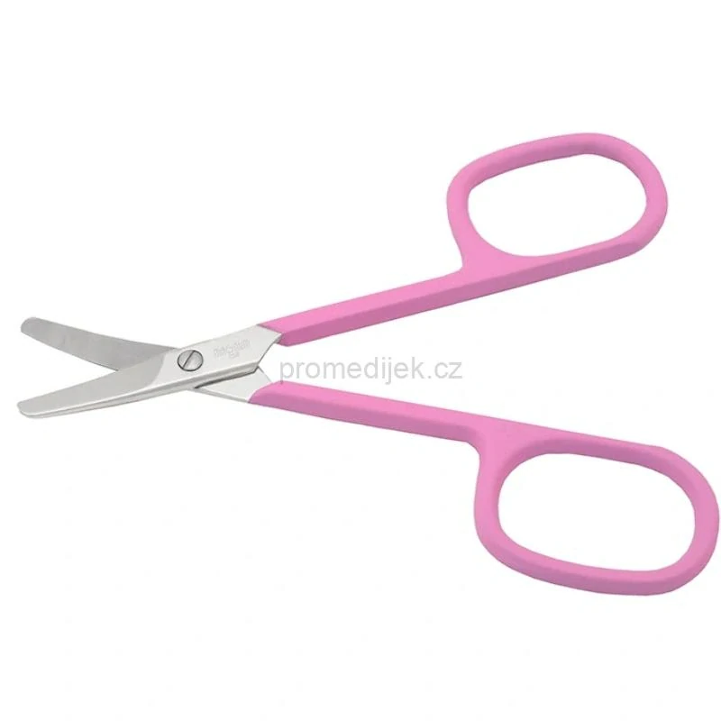 Dětské nůžky na nehty růžové Magnum 056
