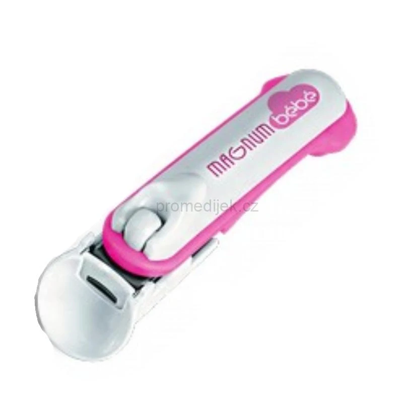 Kleštičky na nehty pro miminko růžové Magnum 117