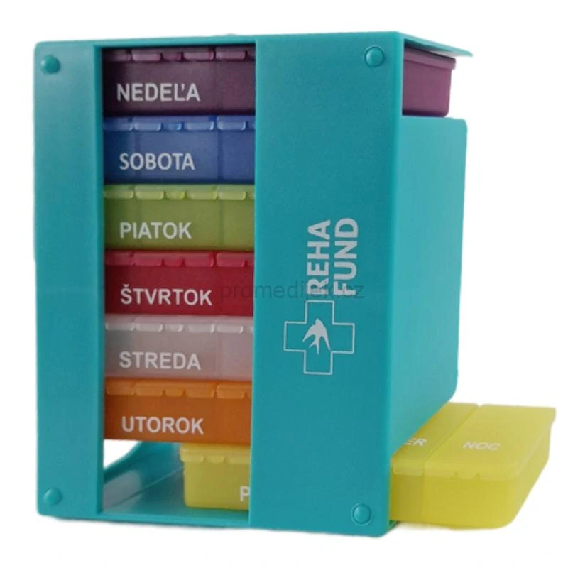Týdenní box na léky - 4 denní dávky