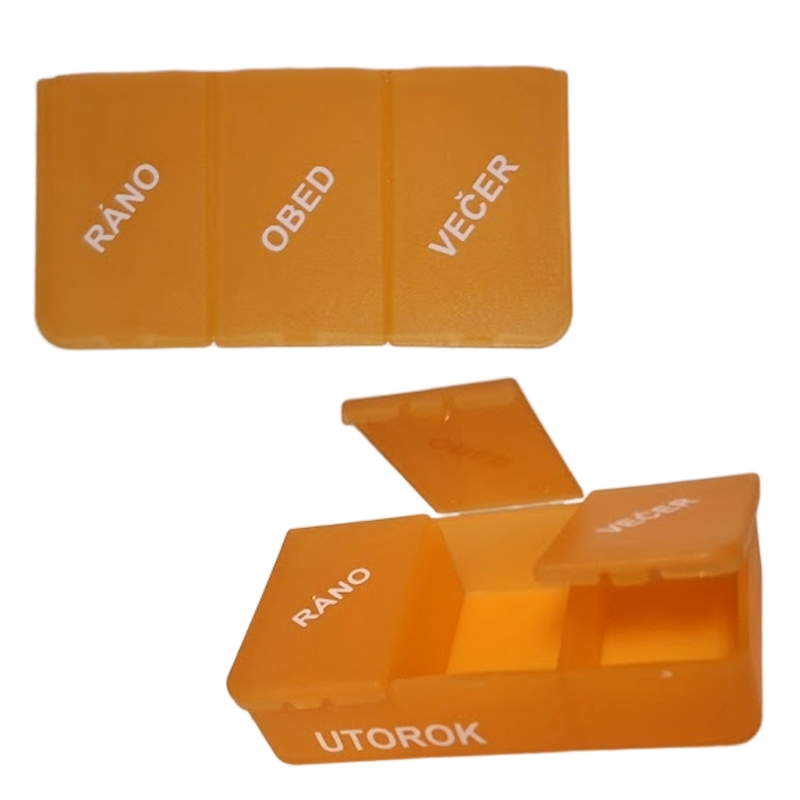 Týdenní box na léky - 3 denní dávky