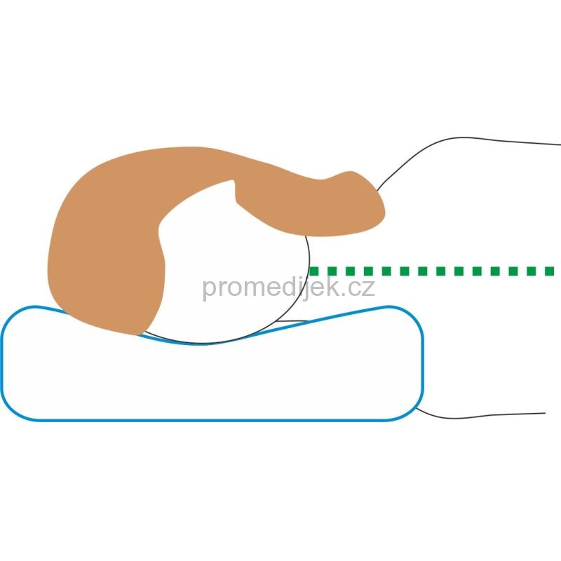 Polštář pro spaní na boku BX 34
