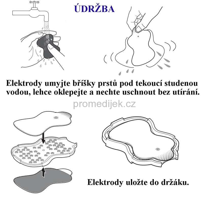 Náhradní elektrody  Omron Long Life Pads