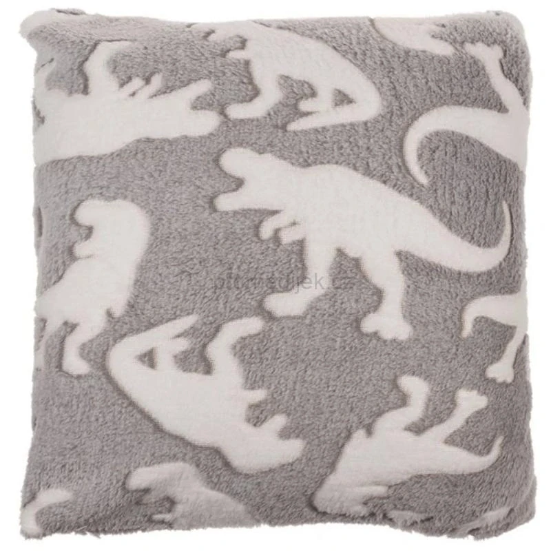 Svítící deka a polštář Dinosaurus