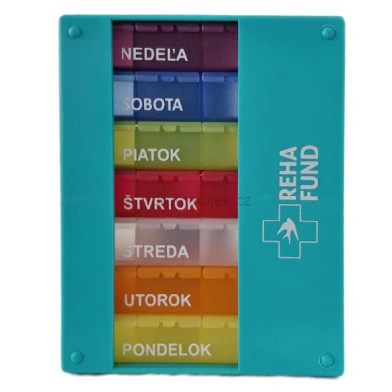 Týdenní box na léky - 3 denní dávky