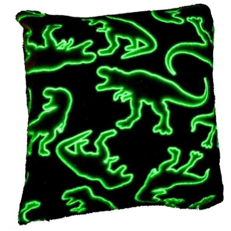 Svítící deka a polštář Dinosaurus