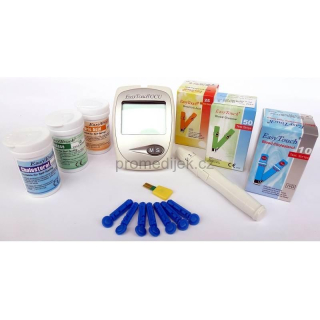 Cholesterolmetr EasyTouch GCU 3v1 ET 301 + proužky 