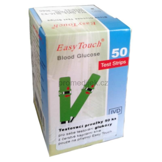 Diagnostické proužky na glukózu 50ks EasyTouch