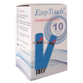 Diagnostické proužky na cholesterol 10ks EasyTouch