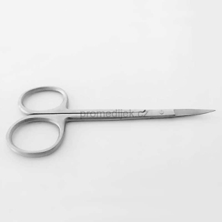 Nůžky chirurgické oční, zahnuté 11,5 cm