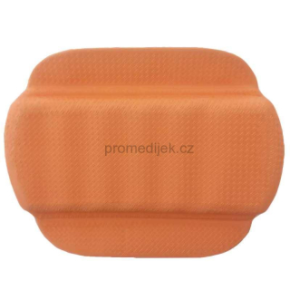 Podhlavník gumový do vany Sänger, oranžový