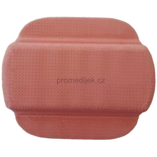 Podhlavník gumový do vany Sänger, růžový