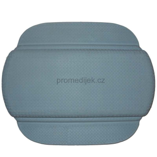 Podhlavník gumový do vany Sänger, světle modrý