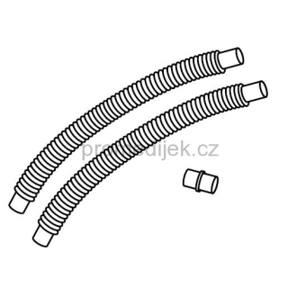 Inhalační hadice ND č. LD-N052 2ks + konektor č. LD-N053 1ks