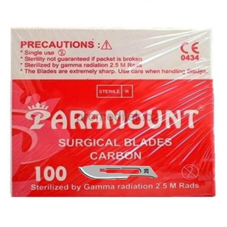 Čepelky skalpelové č.20 Carbon Paramount 100 ks