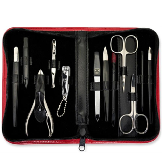 Sada na manikúru a pedikúru 5204 P N, červená Kellermann