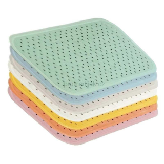 Rohož protiskluzová do sprchového koutu Sänger 56x56 cm - růžová