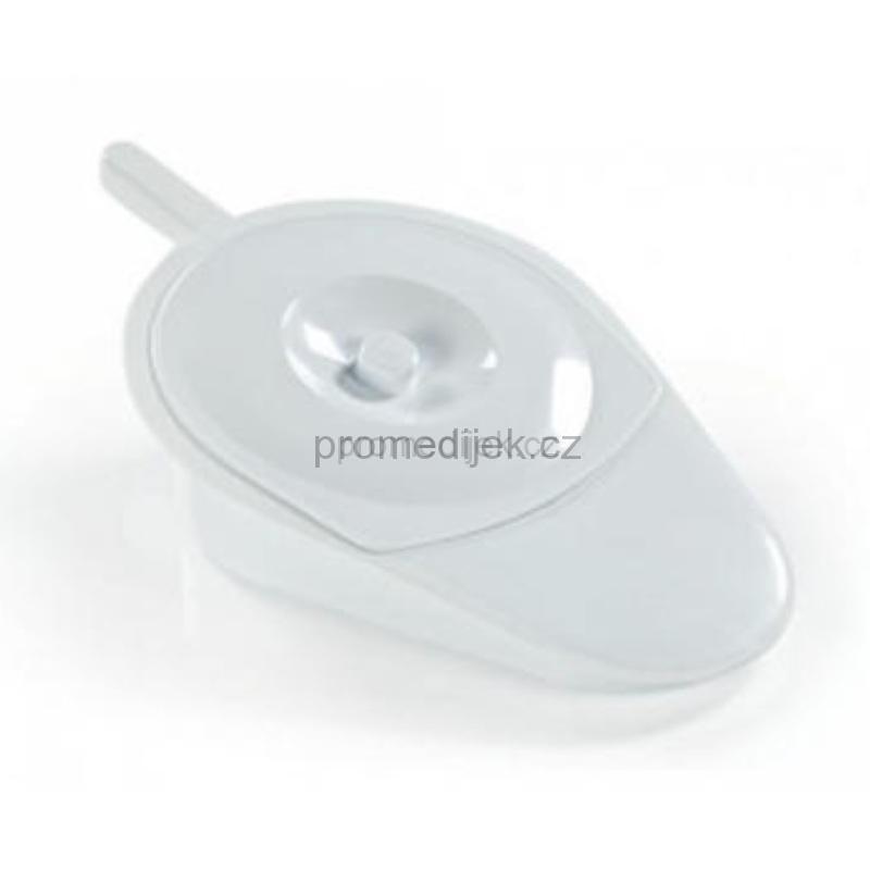 Podložní mísa s víkem 892 bílá