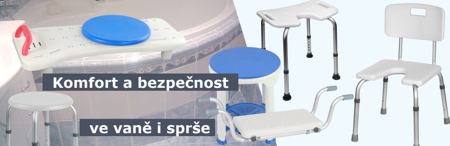 Stoličky do sprchy a sedátka na vanu